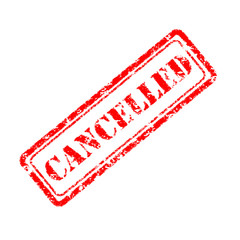 cancelled rubber stamp