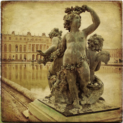 Versailles Castle, Paris, France - obrazy, fototapety, plakaty