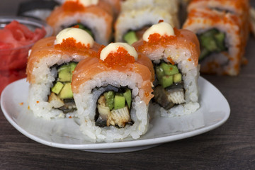 sushi rolls