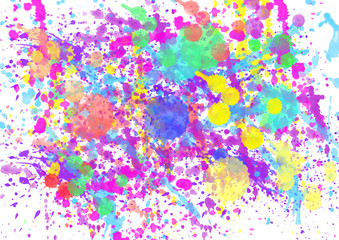 paint watercolor splatter spray