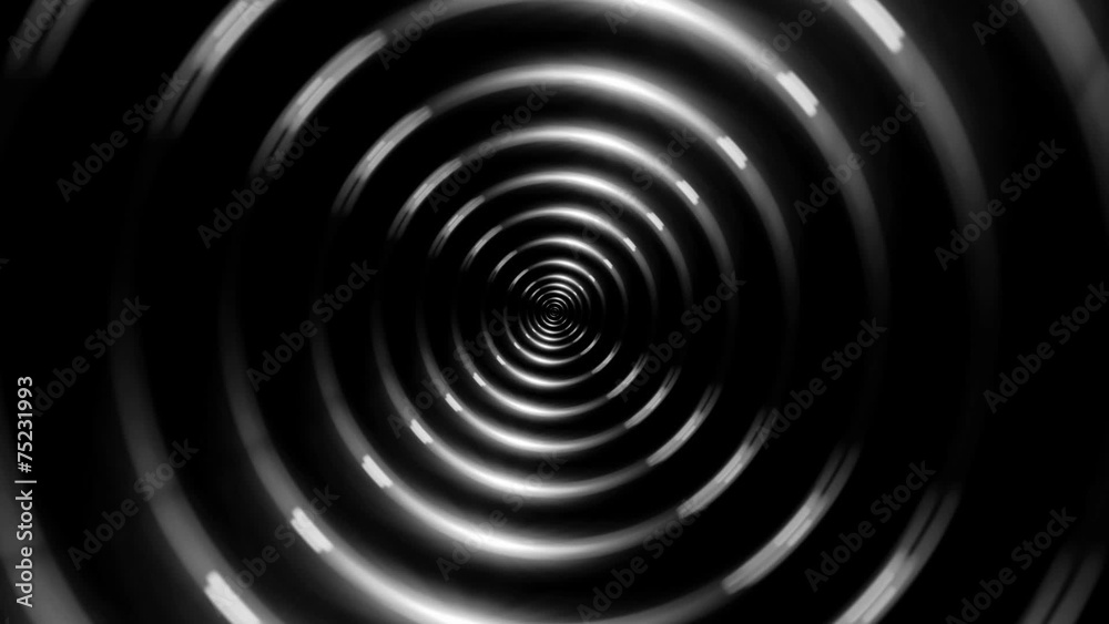 Canvas Prints double ring lens flare animated background