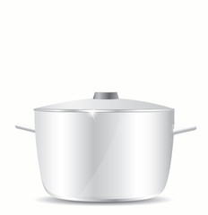 Stainless steel pot without cover