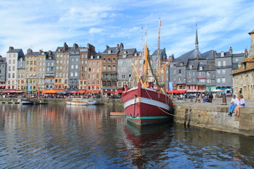 Fototapeta premium Vieux bassin d'Honfleur, France