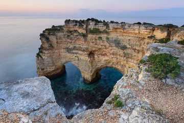 Photo sur Plexiglas Plage de Marinha, Algarve, Portugal O amor desenhado pela natureza