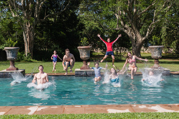 Boys Girls Jumping Pool