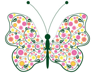 Schmetterling  bringt den Frühling mit