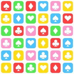 card suits background