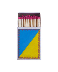 Matches wood in a box