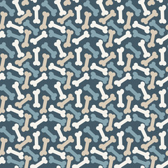 Seamless pattern with Bone