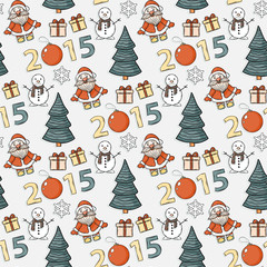 seamless Christmas pattern,sticker