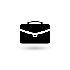 briefcase black icon