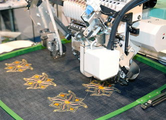Textile - Professional and industrial embroidery machine