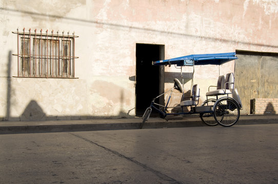Tricycle used as a Taxi in Holguin Cuba