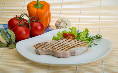 Grilled t-bone steak