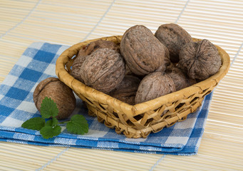 Wallnut in the basket