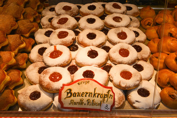 Obraz premium Christmas Market at Rathausplatz in Vienna, Austria