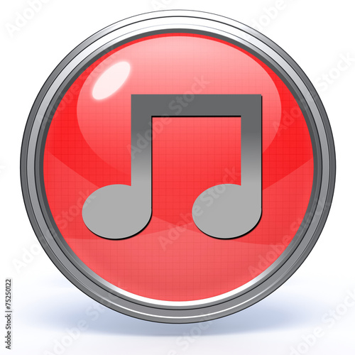 "music circular icon on white background" Stock photo and royalty-free images on Fotolia.com