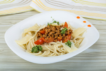 Pasta bolognese