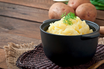 Fresh and flavorful mashed potatoes