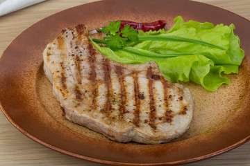 Grilled t-bone steak