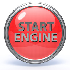 power circular icon on white background