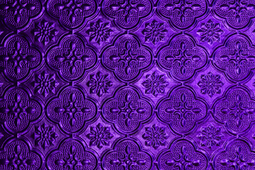 Colorful of window glass pattern background.