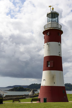 lighthouse at Hoe, Plymouth