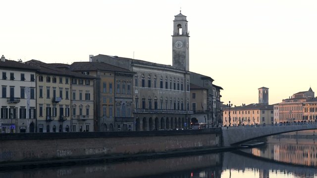 Ponte di Mezzo, Fiume Arno, Pisa