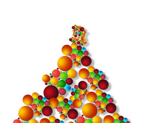 Colorful bubble background..