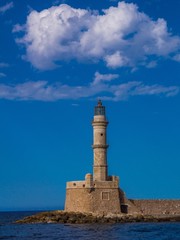 Leuchtturm von Chania auf Kreta