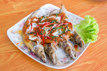 fish prepared Thai style