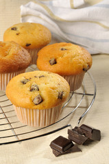 muffin pépites chocolat
