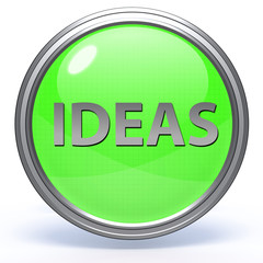 Ideas circular icon on white background