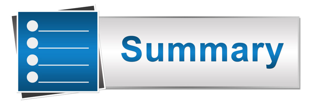 Summary Blue Button Style