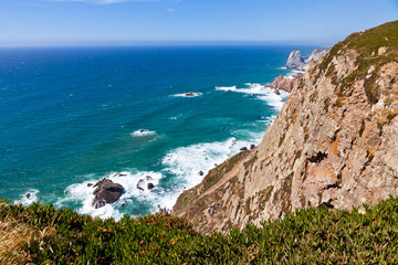 Fototapeta na wymiar The most Western point of Europe, Cabo da Roca, Portugal