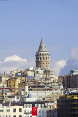 Fototapeta premium Galata Tower, Istanbul, Turkey