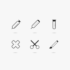Medical icon set