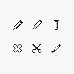 Medical icon set