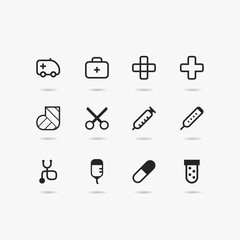 Medical icon set
