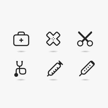 Medical icon set