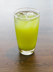 ice green tea on a table