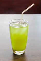ice green tea on a table