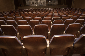 Naklejka premium rows of theatre seats