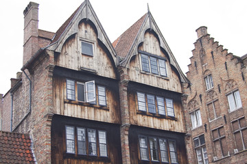 buildings in the old town of Bruges, Belgium
