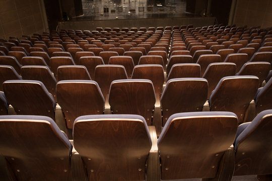 rows of theatre seats