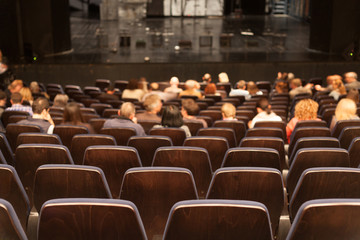 people at theatre - obrazy, fototapety, plakaty