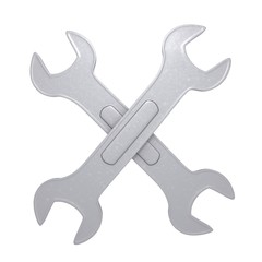 Wrench 3d illustration