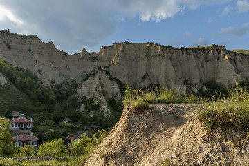 View to ancient Melnik town