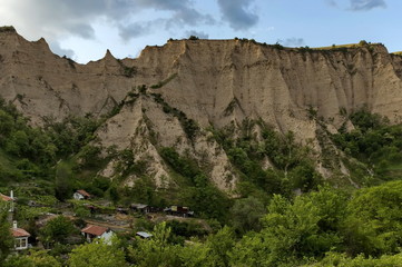 View to ancient Melnik town