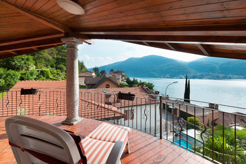 House, balcony view